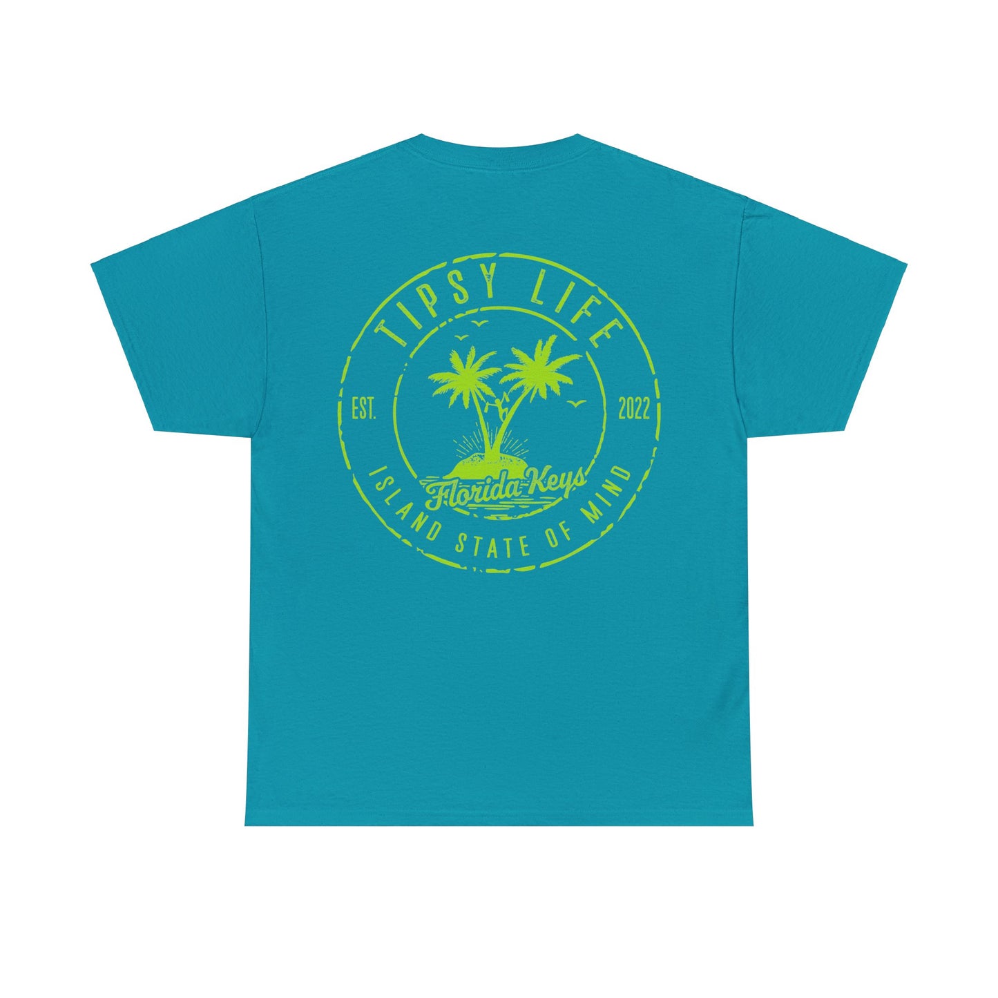 Florida Keys Tipsy Life T-Shirt with Lime Ink